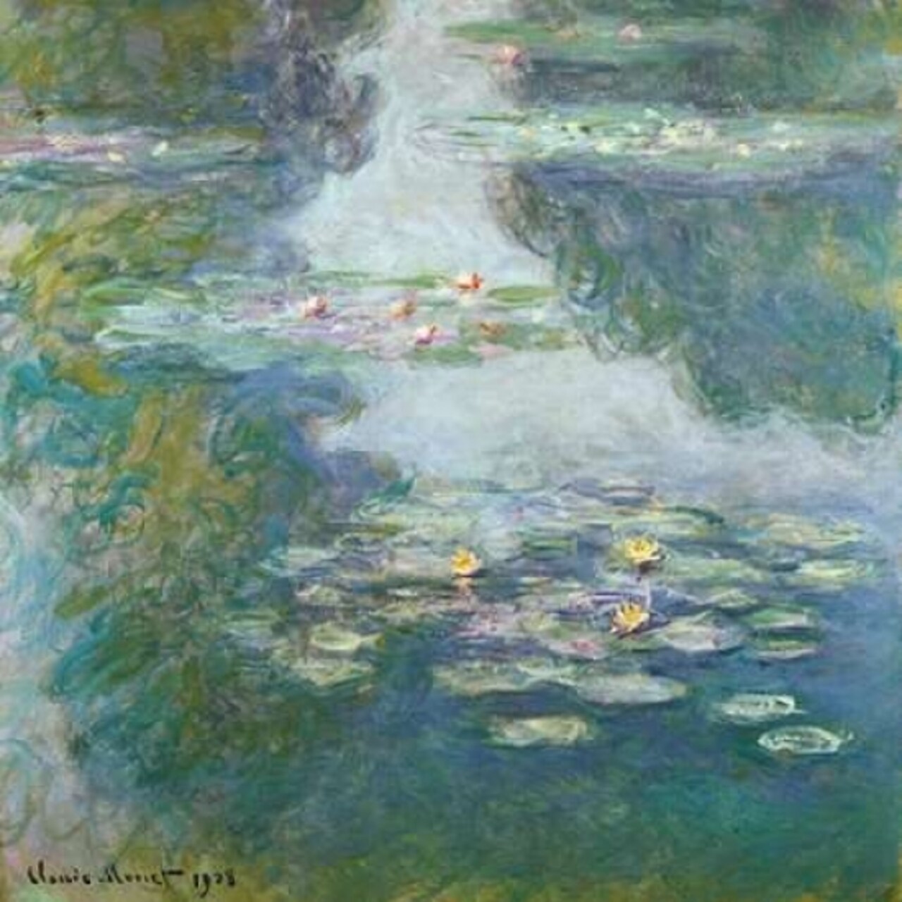 Waterlilies Poster Print by Claude Monet - Item # VARPDX1CM1510